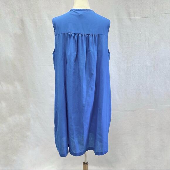 Lara Dee by Charm vintage 70s snap front house dress kaftan size 42-44 - Picture 11 of 16